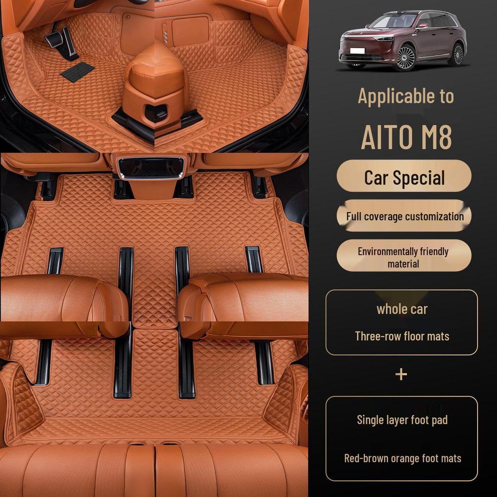 Huawei AITO M8 Six-Seater Custom Full Coverage Floor Mats