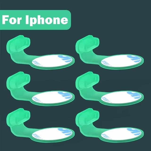 For Apple iPhone iPad Samsung Ios Type C Charging Port Protector For Airpods IOS Silicone Luminous Anti-lost Dust Plug Universal