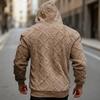 Felpa con cappuccio in pile da uomo, soffice, vestibilità ampia, spessa, pullover, calda, soffice, con cappuccio, casual, felpa per autunno inverno, street wear