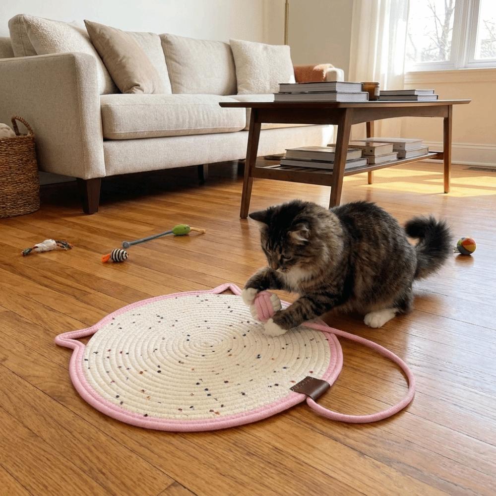 Scratch Resistant Cat Scratching Toy Wear-Resistant Dog Mattress Cat Climbing Mat  Indoor Use