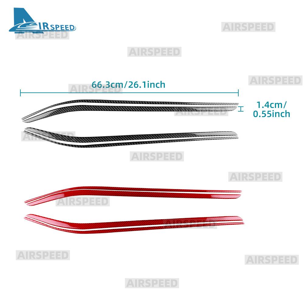 Real Soft Carbon Fiber Trim Sticker For Mercedes Benz SLK R172 2011-2014 2015 2016 SLC 2016-2020 Car Door Trim Strip Accessories