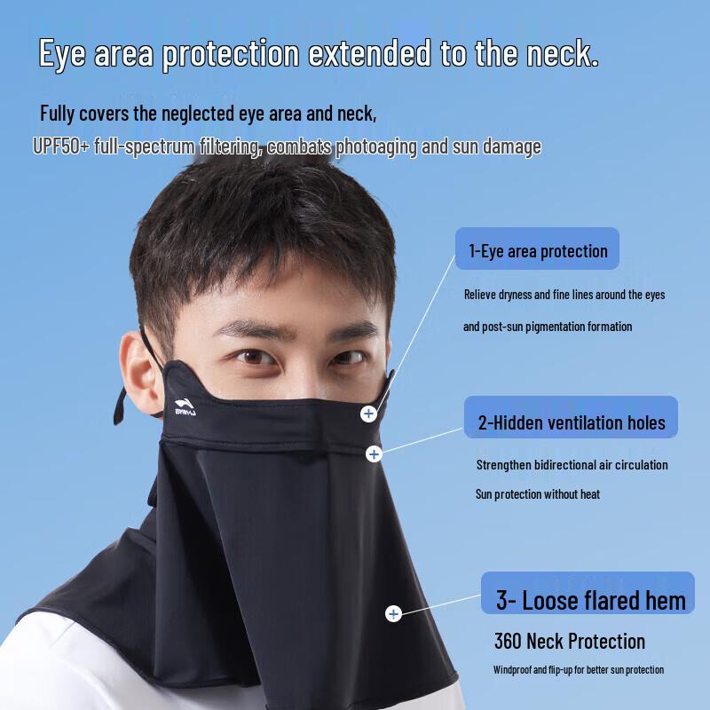 LI-NING Ice Silk UV Protection Face Mask