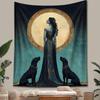 Hecate Tapestry Goddess Wall Spiritual Occultism