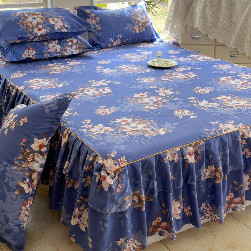 23 barev Matná protiskluzová sukně od postele Jednolůžková jednolůžková sukně s manželskou postelí velikosti Queen s manželskou postelí velikosti Queen Sukně s matrací Ochranné pouzdro/přikrývka Sukně se 2 povlaky na polštář