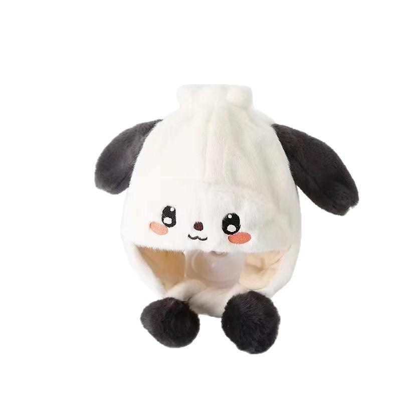 Adorable Cartoon Plush Baby Hat – Unisex Winter Ear-Protecting Lei Feng Design, Thick and Warm