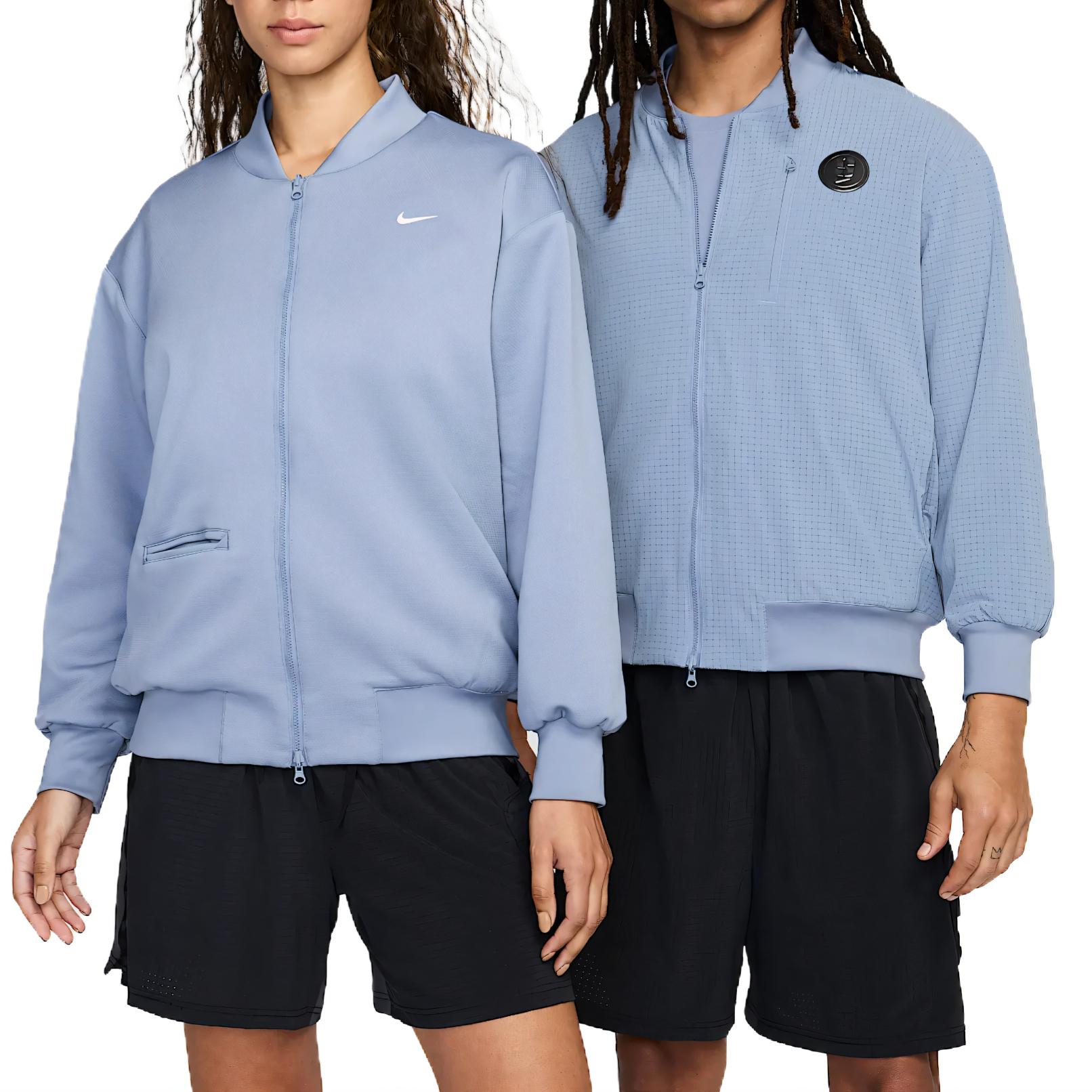 

Nike SS25 Логотип Удобная Стильная Двусторонняя Баскетбольная Повседневная Куртка Унисекс Куртка Серо-Сланцевый FV3164-493 XL