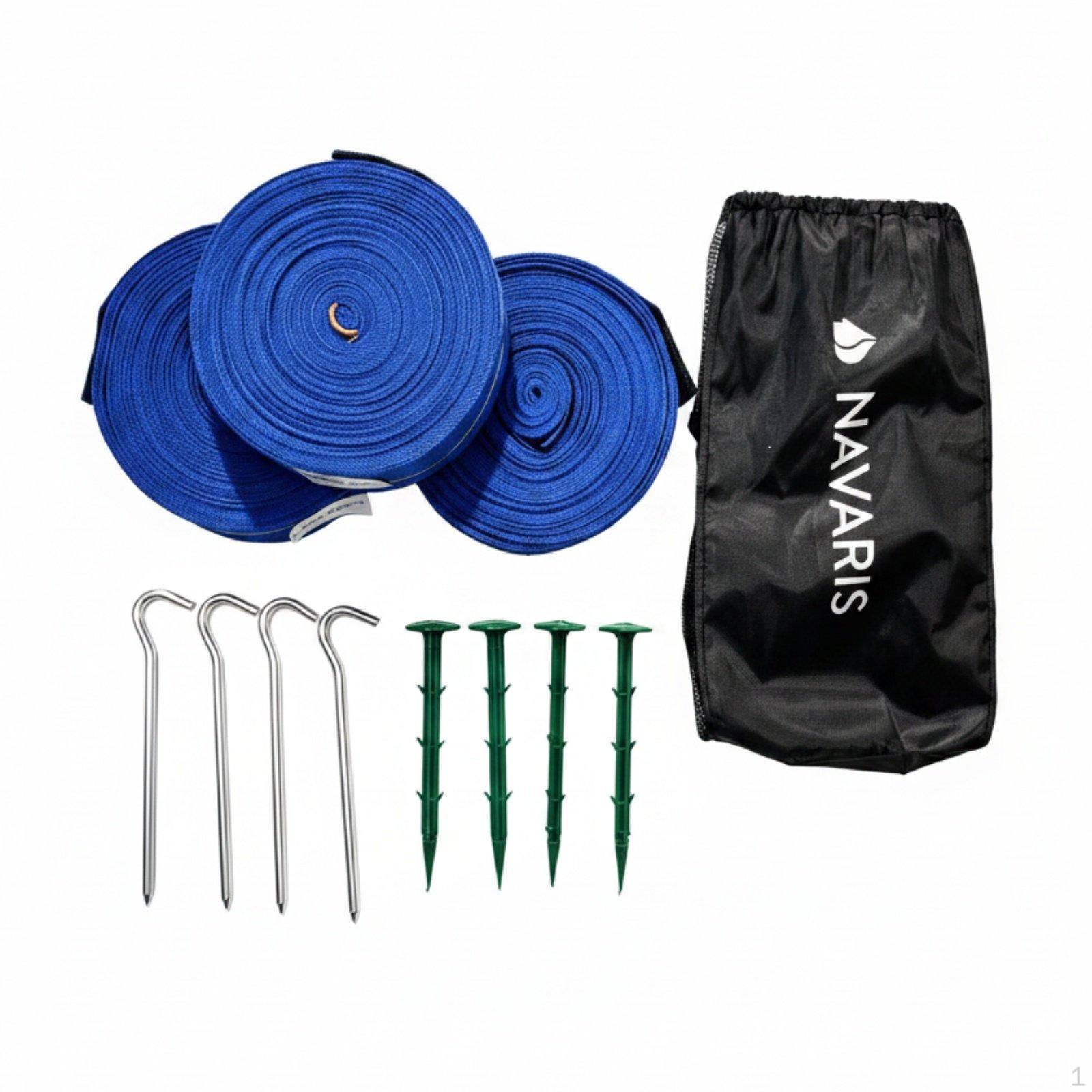 Volleyball Court Marker Set Outdoor Use Beach Perimeter Lines Highly Visible Mobile