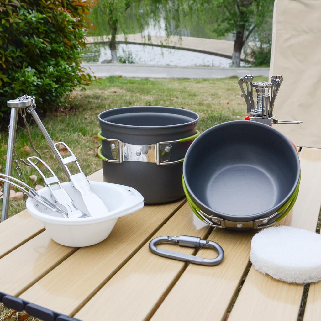 Hot Product Portable Camping and Hiking Backpacking Cookware Set