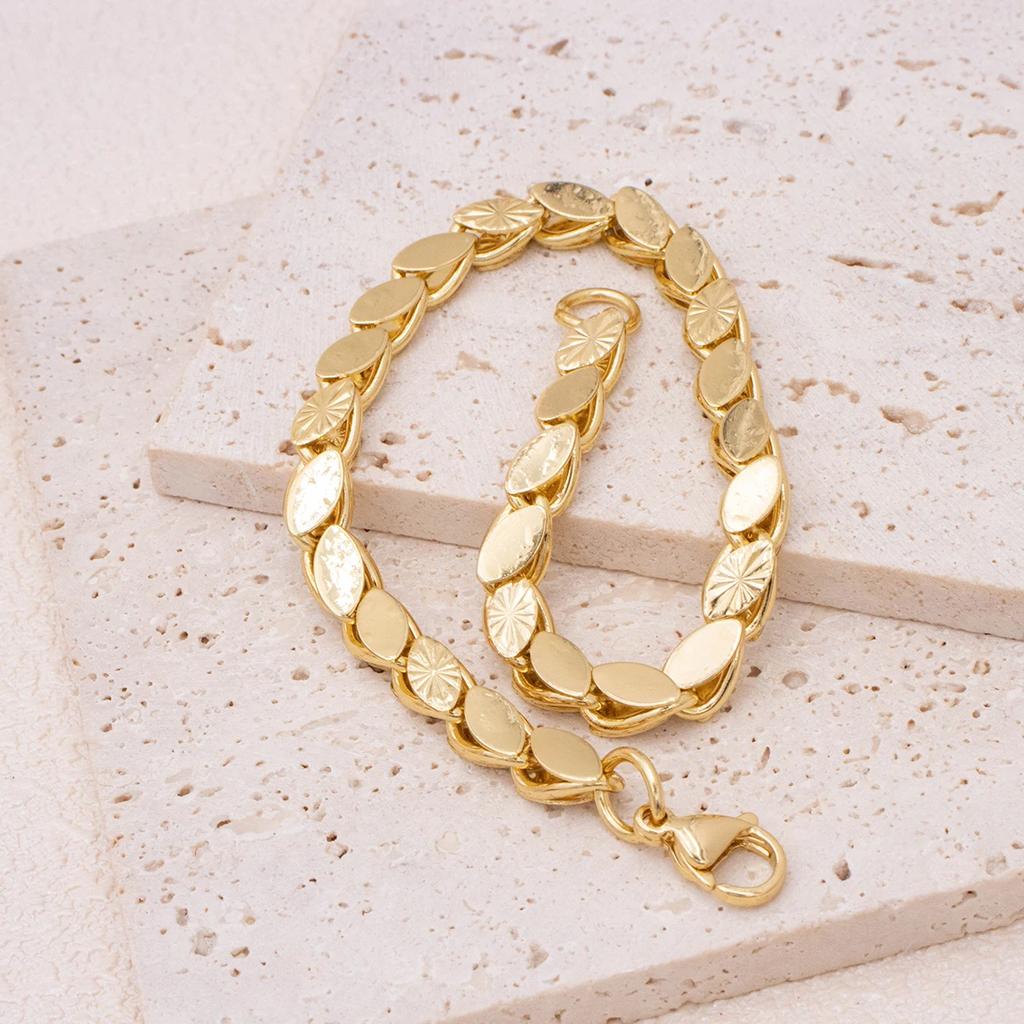 316L Stainless Steel Rhomb Chain Bracelets for Men/Woman Waterproof Charm Fashion Jewelry Girl Casual Party Accessories Gift