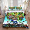 2026 NEW Game Plants Vs Zombie Cute Cartoon Pillowcase Quilt Cover Anime PVZ Sunflower Peashooter Set Bedding Birthday Gift