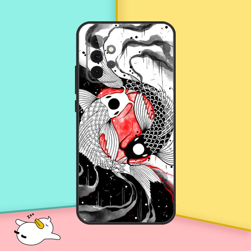

Koi Fish Yin Yang Cover For Samsung Galaxy A53 A33 A13 A12 A32 A52 A14 A34 A54 A15 A25 A35 A55 A71 A51 Case Samsung A34 5G