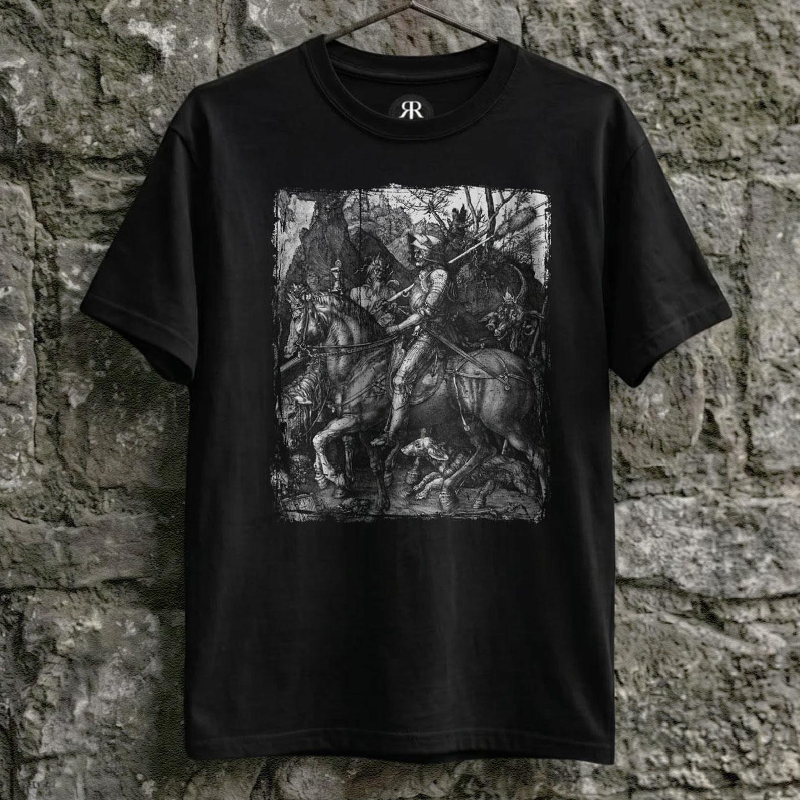 Knight Death and the Devil Shirt, Albrecht Dürer, Medieval Knight S