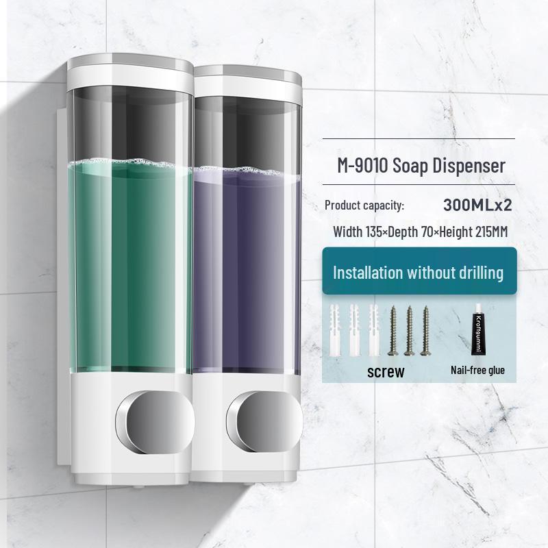 MODUNFUL Wall-Mounted Double-Head Soap Dispenser
