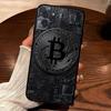 Bitcoin Retro Logo Phone Case For IPhone 17 16 15 14 13 12 11 Pro Max Plus Mini Silicone Black Cover