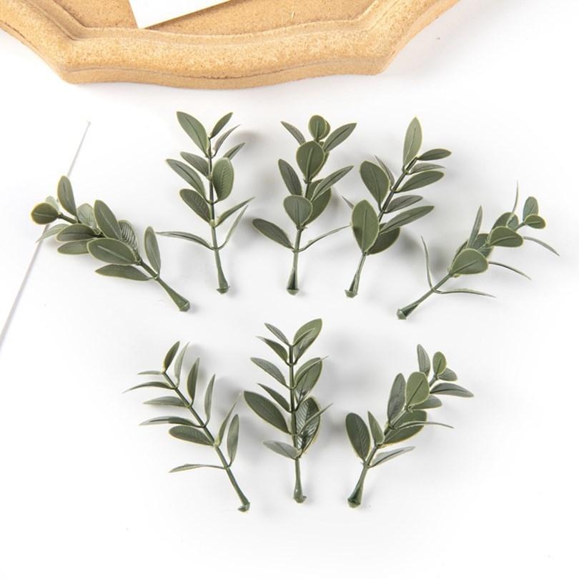 Artificial Plants Leaves Party Home Outdoor Garden Bridal Bouquets Wedding Wall Decoration Diy Boxes Scrapbook Accessories Cheap