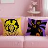 SingerJ-Jimi H-Hendrix Pillow Case Soft Plush Fabric Double-Sided Printed Cushion Cover Warm Winter Sofa Pillow Case