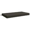 Seat Cushion SOEST 100percent  Polyester Anthracite 120 X 60 X 10 Cm