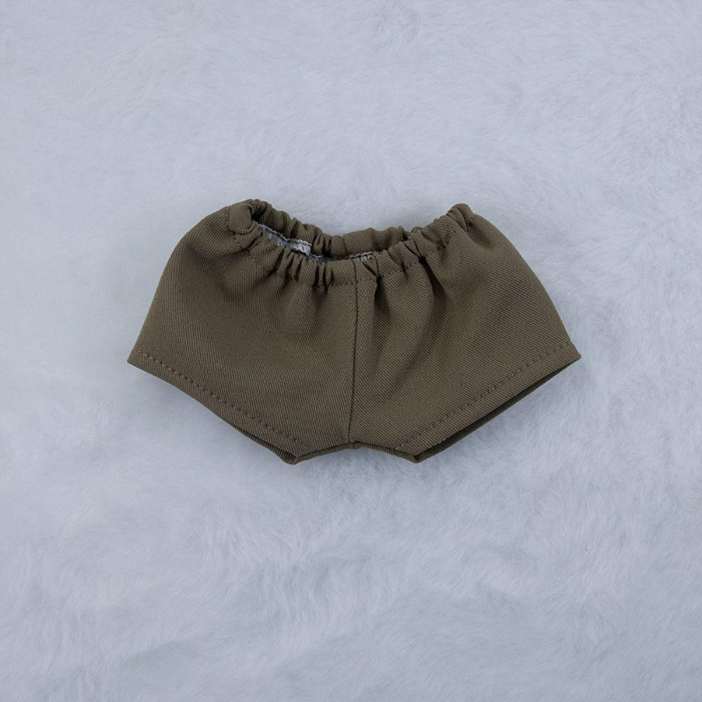 Handmade Doll Trousers Fashion Casual Wear for 1/11 1/12 OB11 Dolls 10cm Cotton Doll
