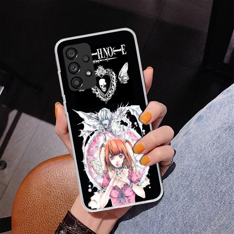 N-Note D-Death MisaMisa Phone Case For Samsung Galaxy A52 A32 A22 A12 A51 A31 A50S A30S A20S A10S Note 20 Ultra 10 Plus S10 A72