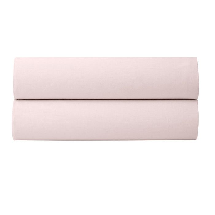 Percale Fitted Sheet "Julian" with 35 Cm Depth All Sizes Pure Cotton - Julian Pink - 200 X 200 Cm 35 Cm Depth
