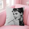 Audrey Hepburn Lipstick Cushion Cover Car Throw Pillow Case For Sofa Car Christmas Gift