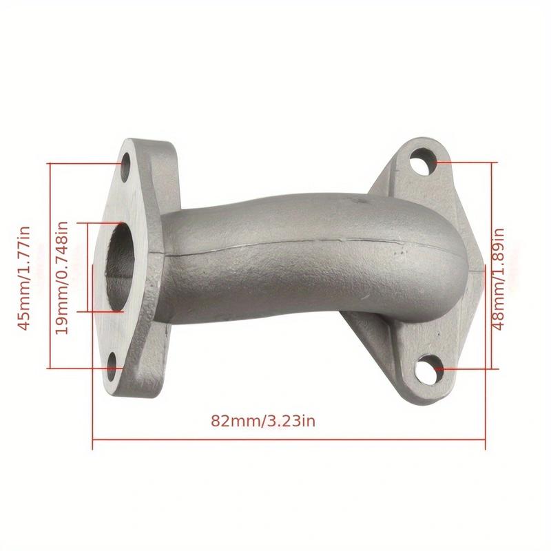 Motorcycle Carburator Intake Pipe Manifold with Gasket Screw Kit For 50cc 70cc 90cc 110cc 125cc Engine Pit Dirt Bike ATV Quad