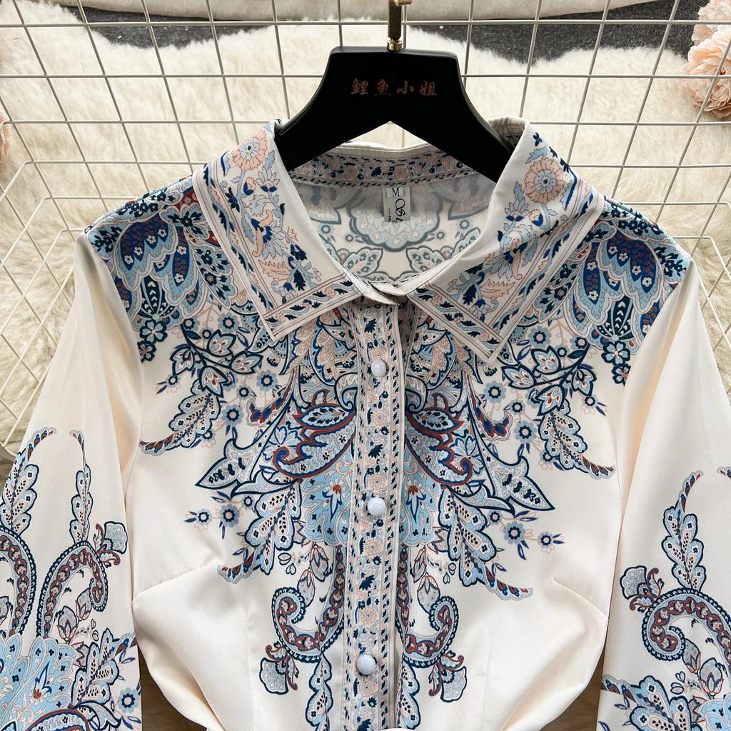 Summer Floral Sweet Mini Dress Women Print French Elegant Fairy Dress Female Korean Fashion Cute Party Midi Dress Summer 2024