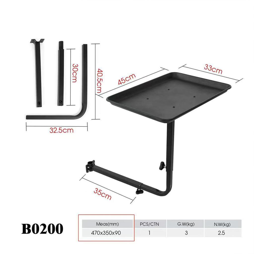 Barber Tray With Storage Rack Multi-function Spa Storage Lnstalled On Chairframe Beauty Barber Height Adjustable Salon Tools