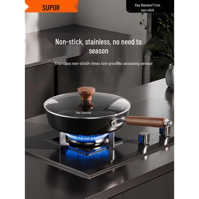 Supor EJ26AYT01 26cm Cast Iron Frying Pan