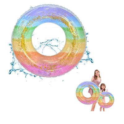 Inflatable Rings for Kids and Sizes and Sparkly Strong Perfect for Water and Ocean Arm Summer Strong Popular Toy for Boys and Birthday Gift Handle
