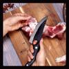 6 Inch Forged Hammer Pattern 5CR15MoV Steel Boning Knife Fixed Blade Meat Butcher Chef Knife Cutter Kitchen Tools