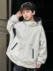 Boys' 2026 Spring Hooded Windbreaker for Outdoor Sports