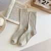 Woolen Women's Autumn and Winter Warm Mid-calf Socks, Fleece and Thickened Pile Socks, Winter Postpartum Socks, Floor Socks