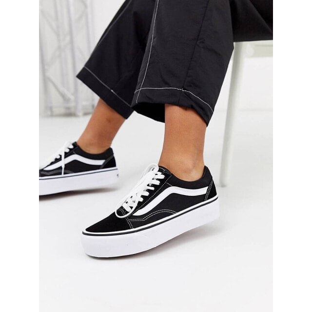 

Черные кроссовки на платформе Vans Old Skool