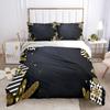 Christmas Series Quilt Cover Pillowcase Digital Printing Three-Piece Set, Bedding