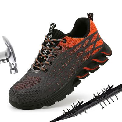 Schuhe schützende, atmungsaktive, leichte, bruchsichere und durchdringende Stahl-Baotou-Arbeitsschuhe für Herren, Sicherheitsschuhe