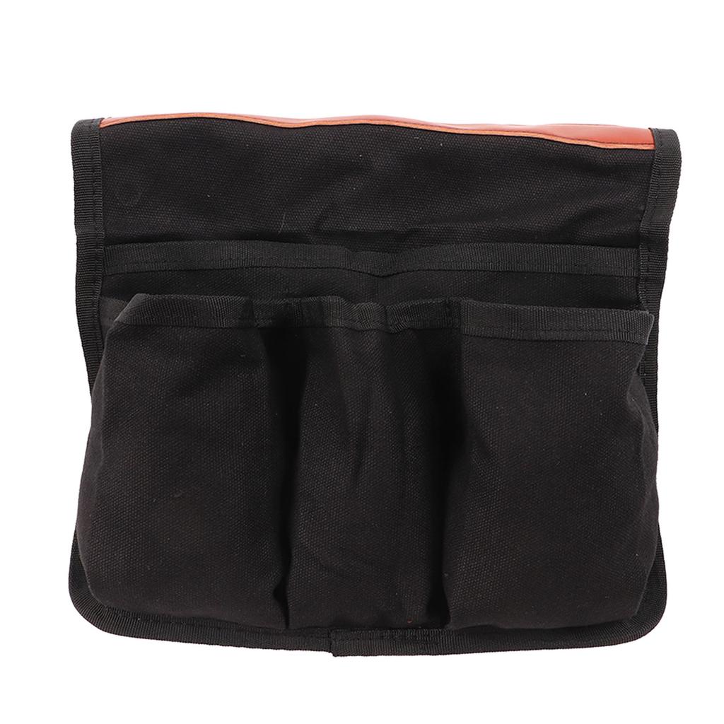 Chair Side Organizer Multifunctional Storage Bag Chair Side Bag for Camping Beach Black