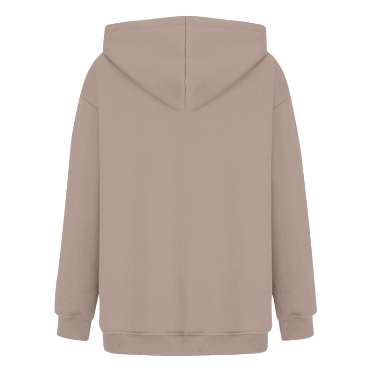 Übergroßes Sweatshirt und Jogginghosen-Set 2-teilige Damen-Outfits Hoodie Herbstmode Trainingsanzug mit Taschen