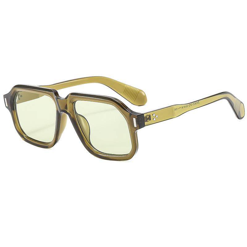  Oversized Women Sunglasses Vintage Gradient Black Blue Mirror Shades UV400 Men Fashion Sun Glasses