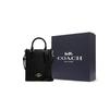 Coach N/S 14 Gold Letter Logo Hardware Pebble Leather Tote Shopping Bag Handbag Shoulder Bag Crossbody Bag Mini Women Tote Black CJ500-IMBLK