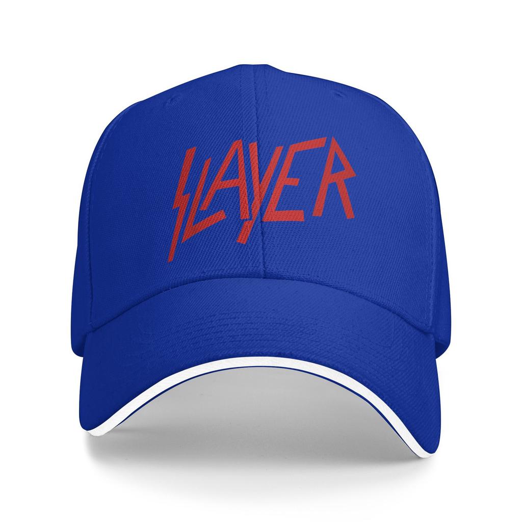 Logo Metal Band 1980s  Trash Metal  Baseball Cap Casual Slayer Sandwich Caps Unisex Style Adjustable Dad Hat Running Golf