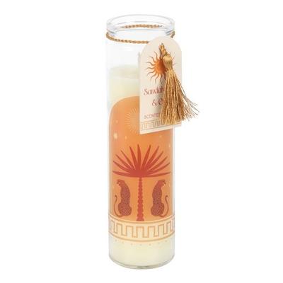 Sandalwood & Oud Leopard Palm Tube Candle