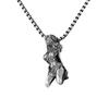 Trendy Spring 2024 Womens Alloy Pendant Necklace With Vintage Cartoon Theme Design