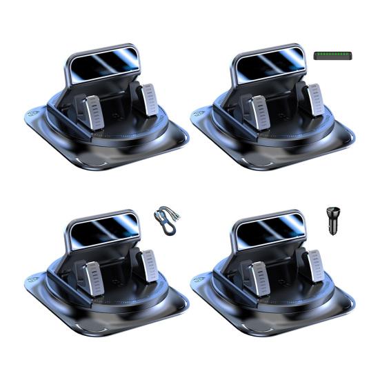 Car Dashboard Phone Holder 360 Degrees Rotation Non-slip Universal Vehicle Dashboard Windshield Mobile Phone