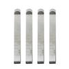Stainless Steel Binding Clips for Sewing, 4/8Pcs Heavy Duty Fabric Clamps, Quilting & Leather Craft Tools, No Pins Marking Guide Ruler