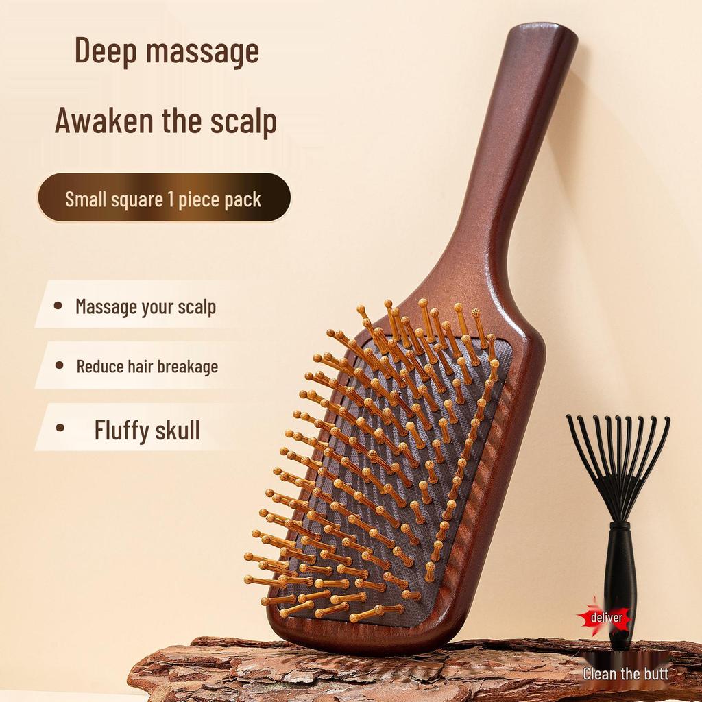 Luftkissen-Massagekamm: Hohes Totenkopf-Oberteil Flausch, Meridian-Massage, Glattes Haar, Haushalts-Frisierwerkzeug.