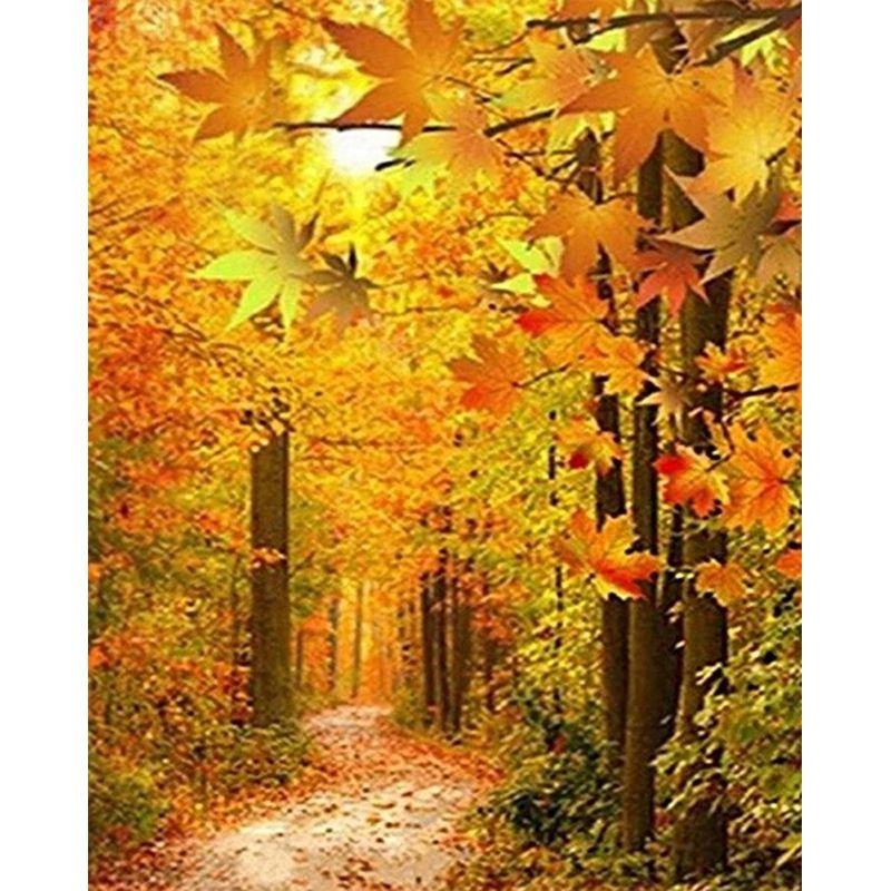 Full Round Diamond Painting Tree Landscape For Adult Kids Embroidery Autumn Scenery Home Decoration Diamond Art Gift