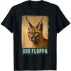 Big Floppa Shirt For Kids Meme Cute Caracal Cat Vintage T-Shirt(1)