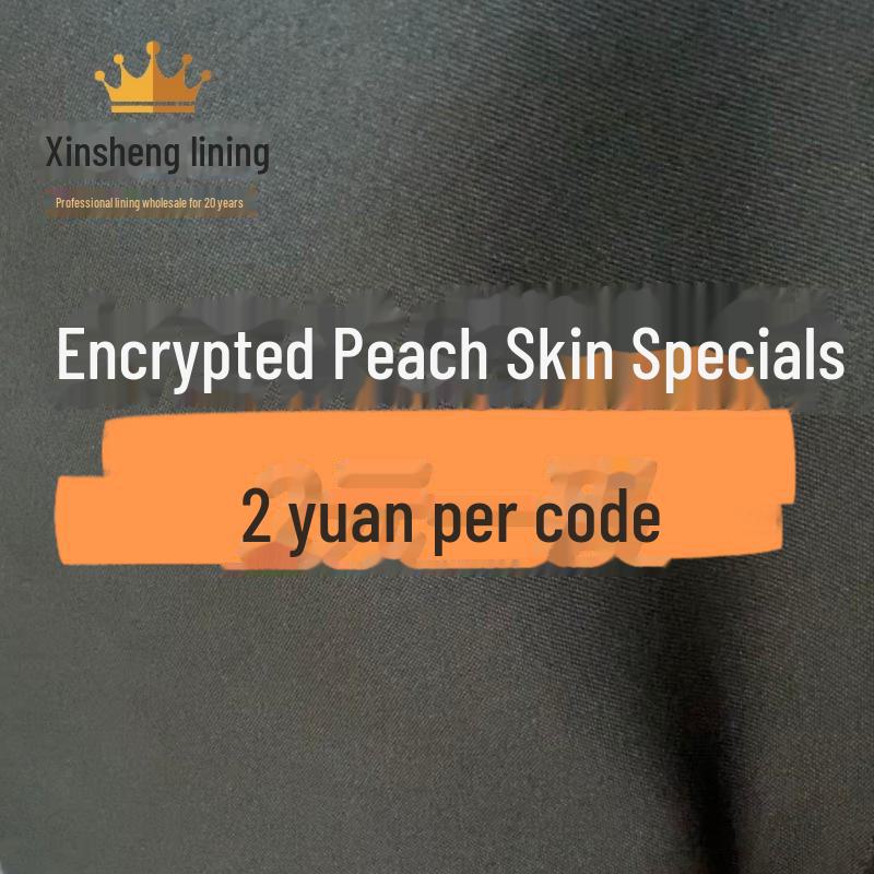 

Black Twill Peach Skin Fabric for Luggage Lining, Sofa Base, and Pet Bed