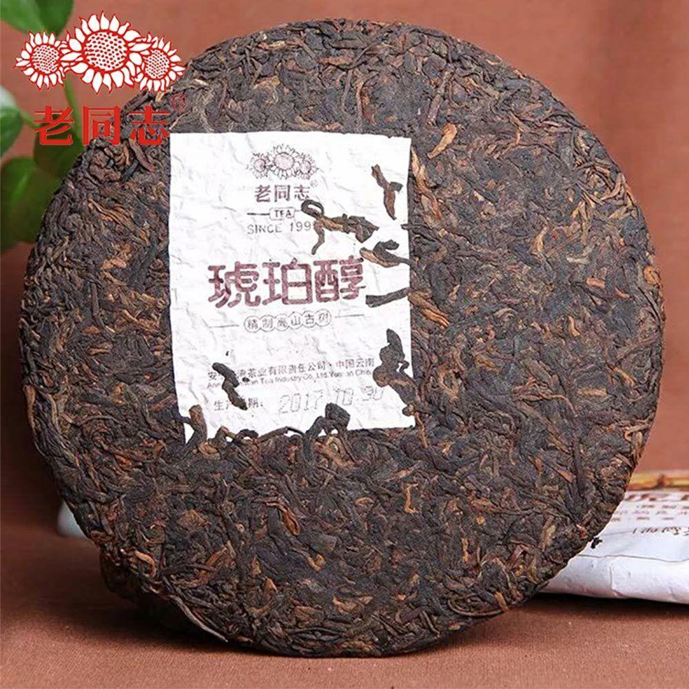 Haiwan Pu Erh In Chinese 2017 Чай Пуэр Ху По Чун Шу Пуэр Здоровье 357г/12.59унц. — фото 3